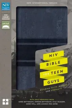 NIV, Bible for Teen Guys, Leathersoft, Blue: Building Faith, Wisdom and Strength/Zondervan
