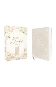 Niv, Bride's Bible, Cloth Over Board, Cream, Red Letter, Comfort Print - Zondervan