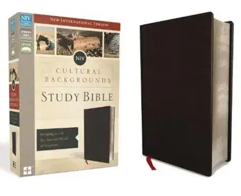 NIV, Cultural Backgrounds Study Bible, Bonded Leather, Black: Bringing to Life the Ancient World of Scripture, Hardcover/Craig S. Keener