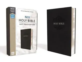 NIV, Holy Bible, Soft Touch Edition, Imitation Leather, Black, Comfort Print/Zondervan