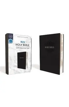 NIV, Holy Bible, Soft Touch Edition, Imitation Leather, Black, Comfort Print - Zondervan
