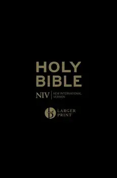 NIV Larger Print Personal Black Leather Bible, Paperback/New International Version