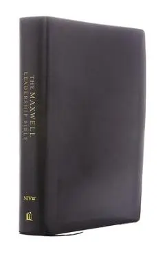 Niv, Maxwell Leadership Bible, 3rd Edition, Premium Bonded Leather, Burgundy, Comfort Print - John C. Maxwell