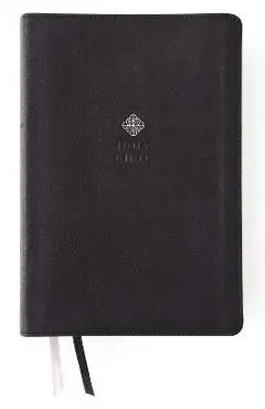 Niv, Men's Devotional Bible, Large Print, Leathersoft, Black, Comfort Print - Zondervan