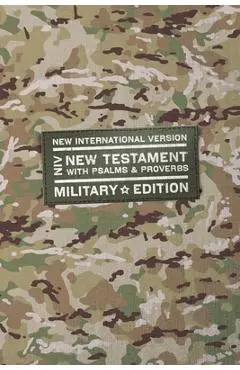 Niv, New Testament with Psalms and Proverbs, Military Edition, Compact, Paperback, Military Camo, Comfort Print - Zondervan