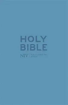 NIV Pocket Cyan Soft-tone Bible with Zip, Paperback/***