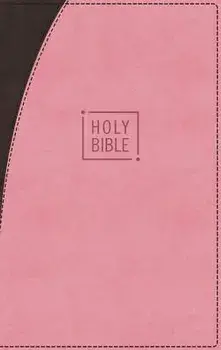 Niv, Premium Gift Bible, Leathersoft, Pink/Brown, Red Letter Edition, Comfort Print/Zondervan