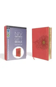 Niv, Premium Gift Bible, Youth Edition, Leathersoft, Coral, Red Letter Edition, Comfort Print: The Perfect Bible for Any Gift-Giving Occasion - Zondervan