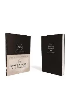 Niv, Shirt Pocket New Testament, Leathersoft, Black, Comfort Print - Zondervan
