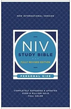 NIV Study Bible, Fully Revised Edition, Personal Size, Hardcover, Red Letter, Comfort Print - Kenneth L. Barker