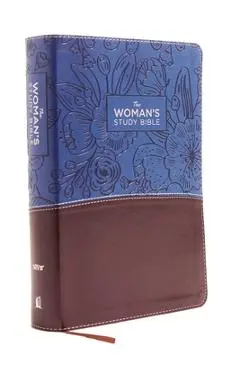 NIV, the Woman's Study Bible, Imitation Leather, Blue/Brown, Full-Color: Receiving God's Truth for Balance, Hope, and Transformation - Dorothy Kelley Patterson