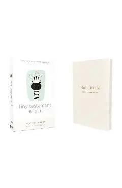 Niv, Tiny Testament Bible, New Testament, Leathersoft, White, Comfort Print - Zondervan