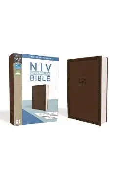 NIV, Value Thinline Bible, Imitation Leather, Brown - Zondervan