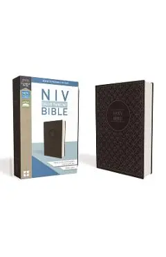 NIV, Value Thinline Bible, Imitation Leather, Gray/Black - Zondervan