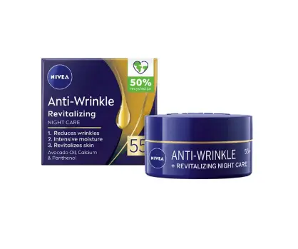 Nivea 81282 Crema antirid de noapte antirid revitalizanta 55+ 50 ml