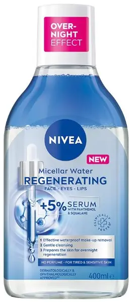 Nivea Apă micelara regeneranta cu pantenol, 400 ml