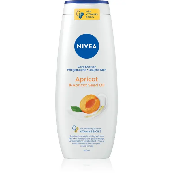 NIVEA Apricot & Apricot Seed Oil gel calmant pentru dus 500 ml