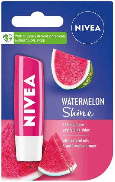 Nivea Balsam de buze Watermelon Shine, 4.8 g
