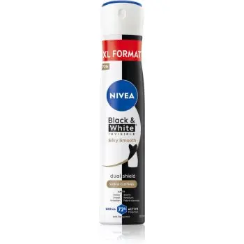 NIVEA Black & White Invisible Silky Smooth spray anti-perspirant pentru femei