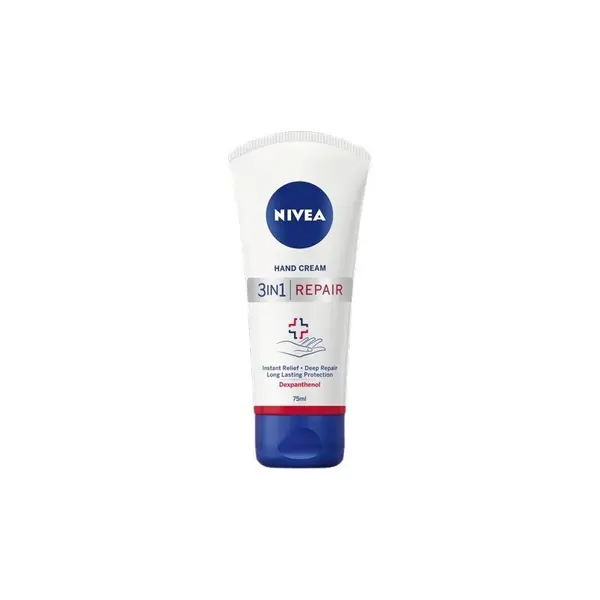 Nivea Cremă de mâini reparatoare 3-în-1 Volum 75 ml