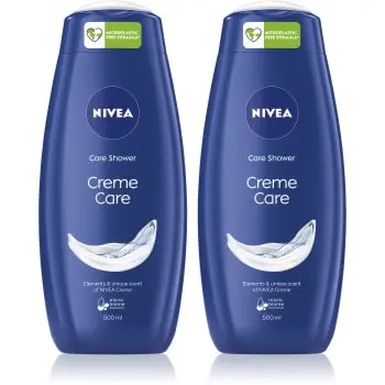 NIVEA Creme Care gel cremos pentru dus ambalaj economic 2 x 500 ml