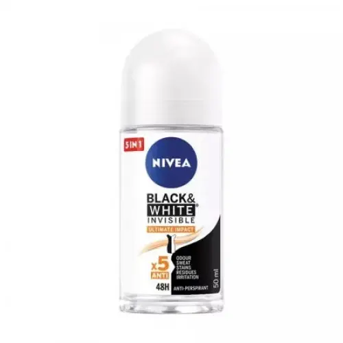 Nivea deo roll-on Black White pentru femei, 50ml Zephyr Labs