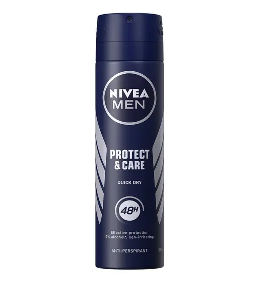 Nivea Deodorant spray, Barbati, 150 ml, Protect Care