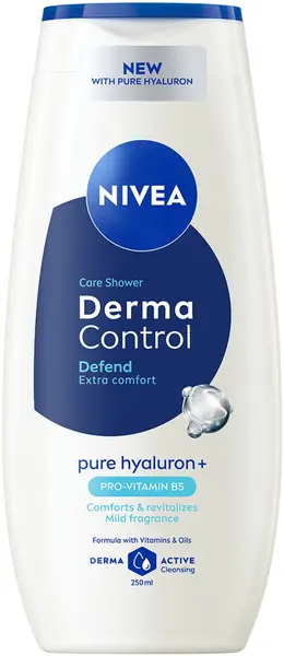 Nivea Derma Control Gel de duș Defend, 250 ml