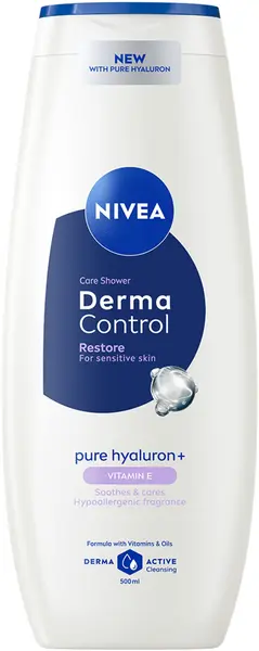 Nivea Derma Control Gel de duș Restore, 500 ml