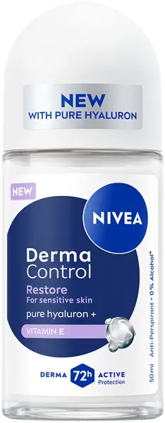 Nivea Derma ControlRoll-on antiperspirant Restore, 50 ml