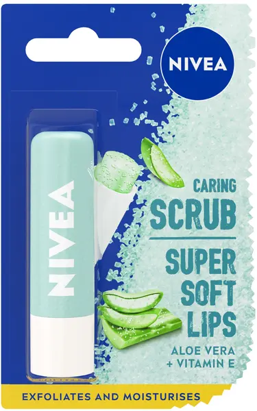 Nivea Exfoliant pentru buze Aloe, 5.5 ml