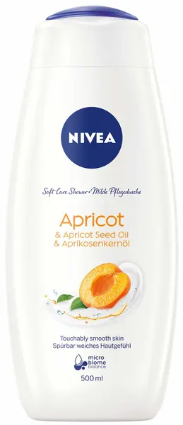 Nivea Gel de duș Apricot & Apricot Seed Oil, 500 ml