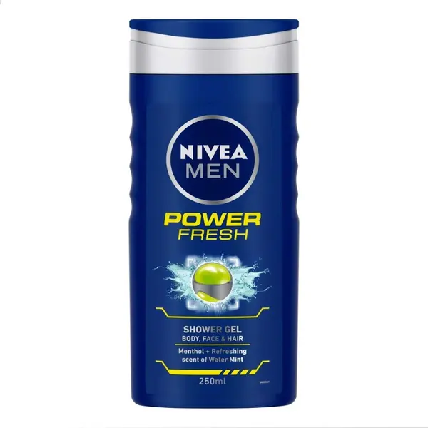 Nivea Gel de dus, Barbati, 250 ml, Power Fresh