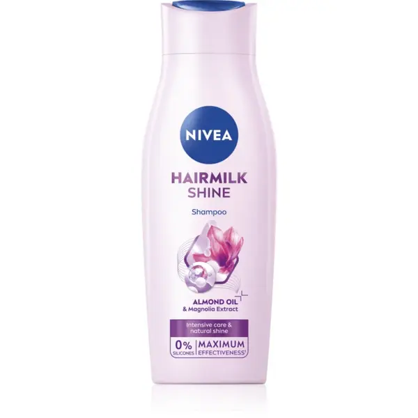 NIVEA Hairmilk Shine șampon îngrijire 400 ml
