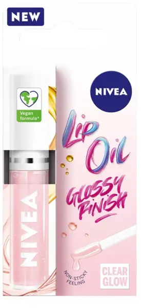 Nivea Luciu de buze Clear Glow, 4.8 g