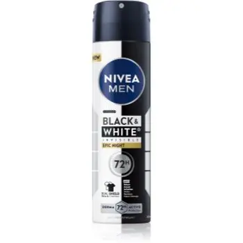 NIVEA MEN Black & White Epic Night spray anti-perspirant pentru barbati