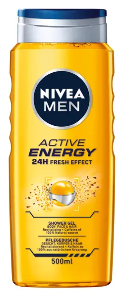 Nivea Men Gel de duș Active Energy, 500 ml