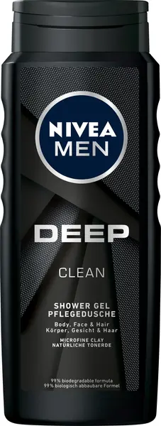 Nivea Men Gel de duș Deep, 500 ml