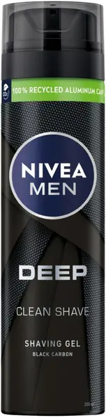 Nivea Men Gel de ras Deep, 200 ml