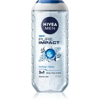 NIVEA MEN Pure Impact gel de duș pentru barbati