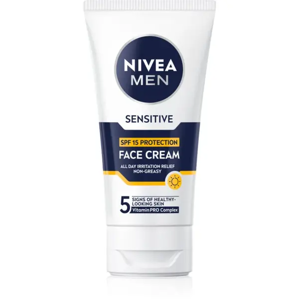 NIVEA MEN Sensitive cremă protectoare pentru barbati SPF 15 75 ml