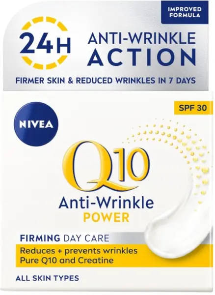 Nivea Q10 Power Cremă de zi antirid, SPF30, 50 ml
