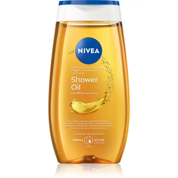 NIVEA Rich Care Ulei pentru dus hranitor 200 ml