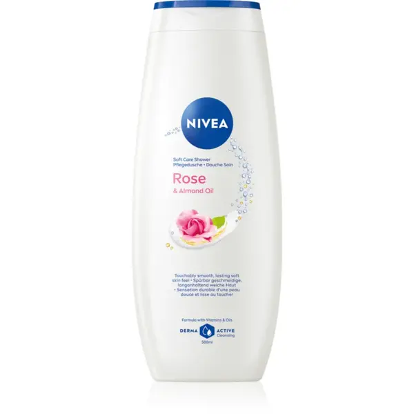 NIVEA Rose & Almond Oil gel de duș 500 ml