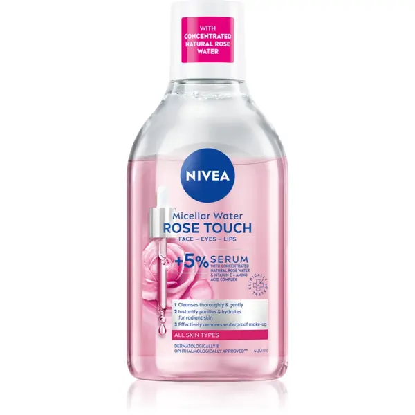 Nivea Rose Touch apa micelara 2 in 1 400 ml