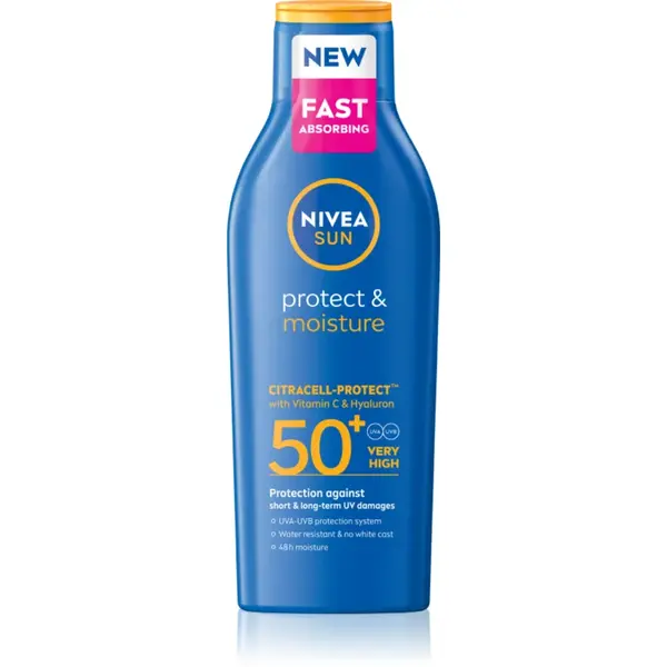 NIVEA SUN Protect & Moisture lotiune hidratanta SPF 50+ 200 ml