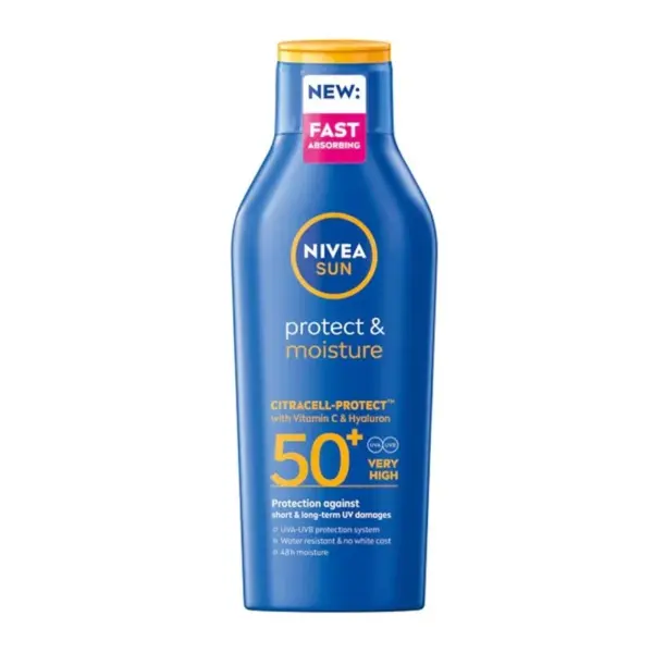 Nivea Sun Protect & Moisture SPF50+ Loțiune de corp Volum 200 ml