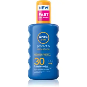 NIVEA SUN Protect & Moisture spray autobronzant hidratant SPF 30