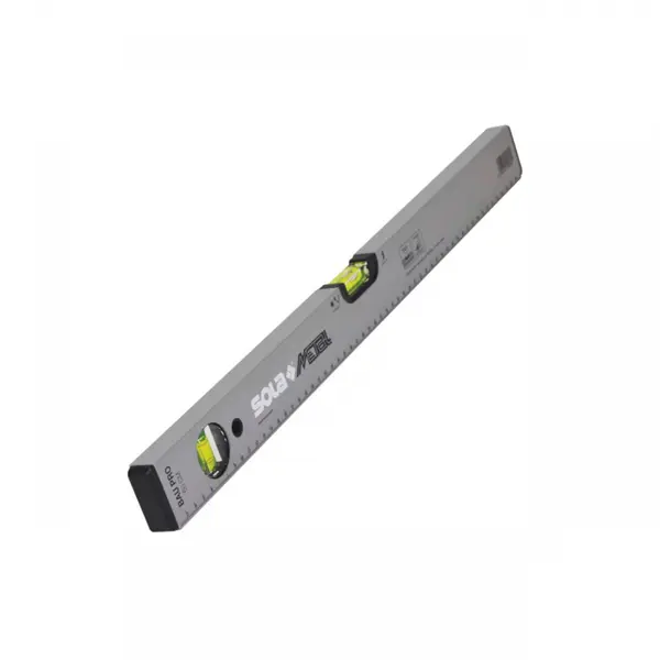 Nivela aluminiu SOLA Austria, 60 cm, profil tubular, 2 bule, precizie 0.5mm/m, BAUPRO 60