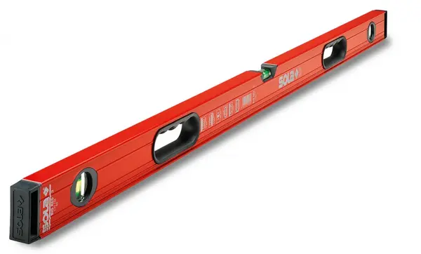 Nivela cu bulă ( Boloboc ) cu profil tubular, 180cm Big RED 3 180 - Sola-01219601